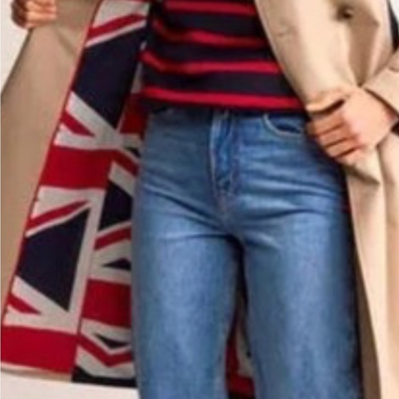 Boden trench coat NWOT US 8 color block U0214 current online gorgeous - Picture 11 of 14